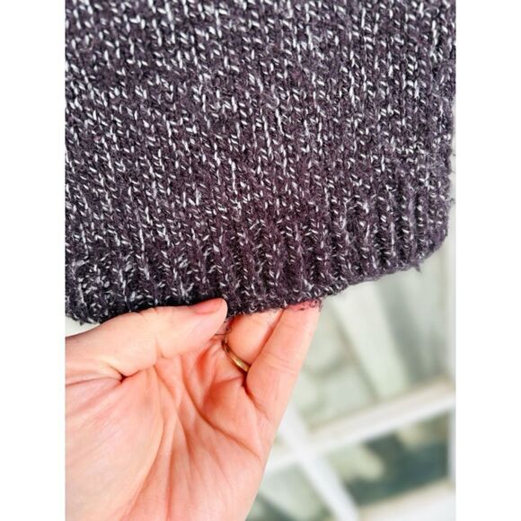 Karen Scott Women’s Small Black Knit V-Neck 3/4 Sleeved Woven Pullover Sweater - Picture 6 of 12